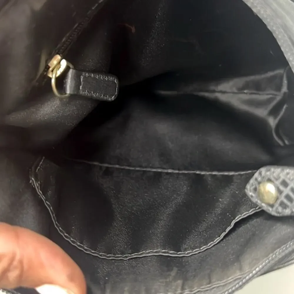 Coach Ashley Black Leather Swingpack Crossbody bag